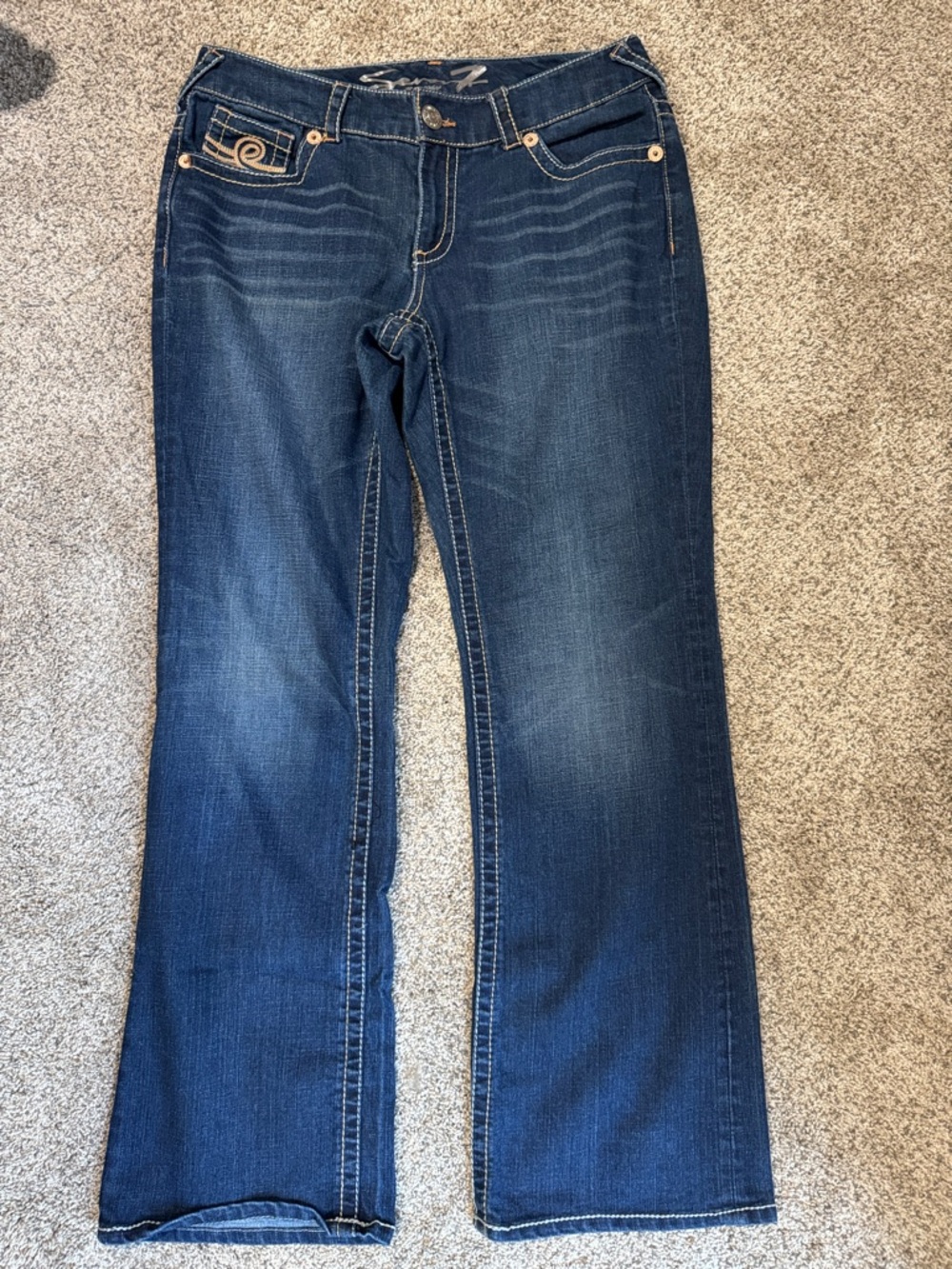 Seven7 Dark Indigo Bootcut Jeans